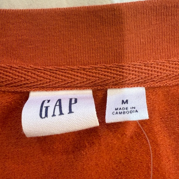 Gap Women’s Rust Colored Oversized Sweatshirt NWT Size Medium - Picture 5 of 8